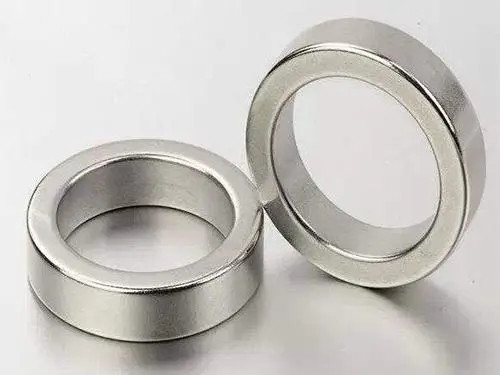 N52 Ring NdFeB مغناطيس مع طلاء الزنك للاستخدام الصناعي